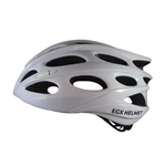 EGX Helmet City Road Shiny White. Hvit sykkelhjelm med Fidlock spenne